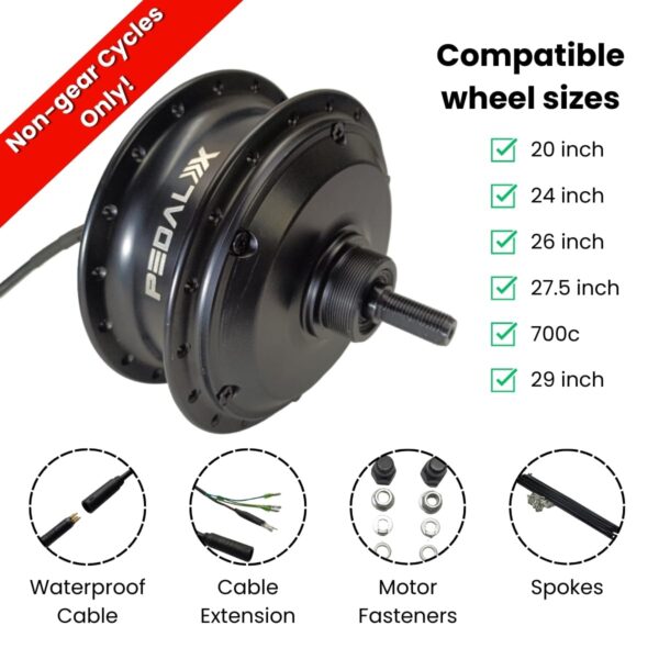 BLDC Rear Hub Motor (Morni, Morni Pro, Prarav, Hope Ride) - Image 4